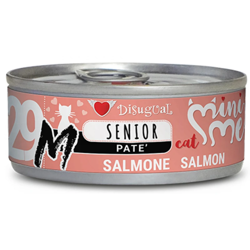 Υγρή Τροφή Γάτας Disugual Mini Me M Cat - Senior 29 Salmon Pate Με Σολομό 85gr Μονοπρωτεϊνική ΓΑΤΕΣ