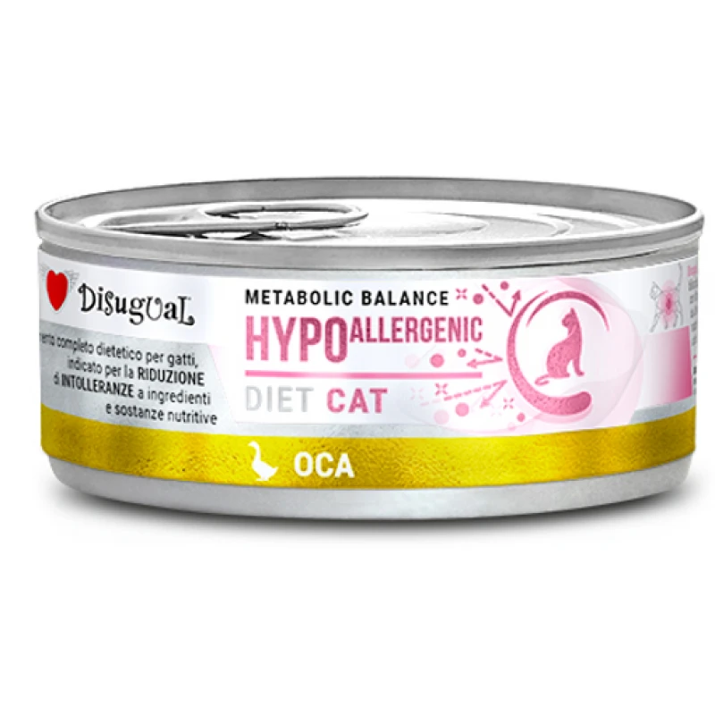 Κλινική Κονσέρβα Γάτας Disugual Diet Cat - Hypo Allergenic με Χήνα 12x85gr (12τμχ) ΓΑΤΕΣ