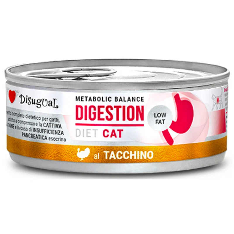 Κλινική Κονσέρβα Γάτας Disugual Diet Cat - Digestion με Γαλοπούλα 85gr ΓΑΤΕΣ