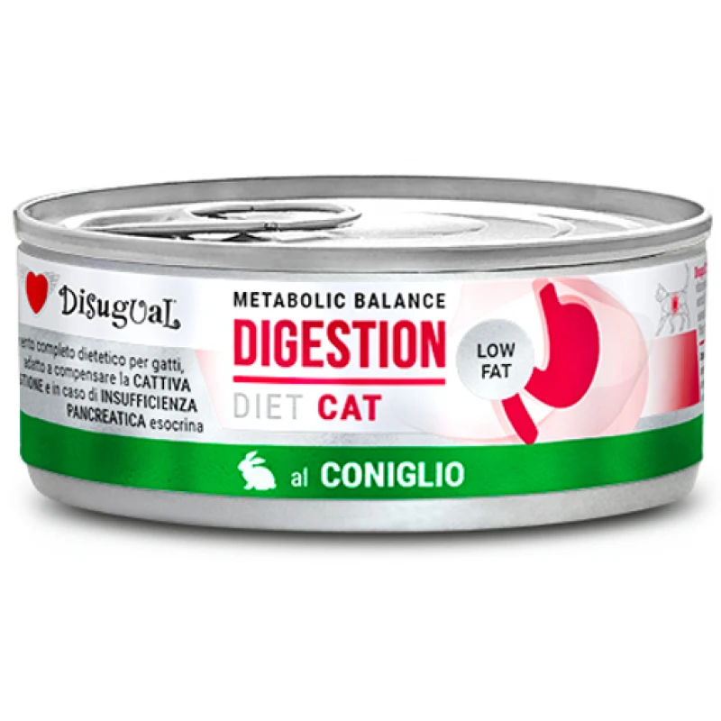 Κλινική Κονσέρβα Γάτας Disugual Diet Cat - Digestion Rabbit Με Κουνέλι 85gr ΓΑΤΕΣ