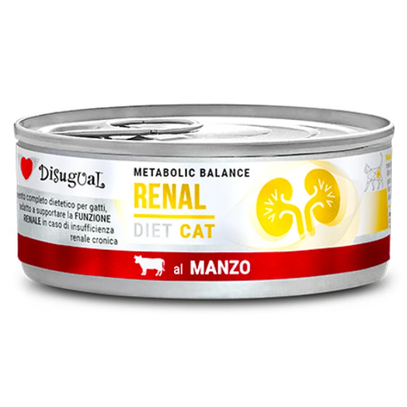 Κλινική Κονσέρβα Γάτας Disugual Diet Cat - Renal Beef με Βοδινό 85gr ΓΑΤΕΣ