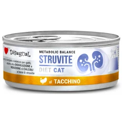 Κλινική Κονσέρβα Γάτας Disugual Diet Cat - Struvite Turkey με Γαλοπούλα 85gr Κλινική Κονσέρβα Γάτας Disugual Diet Cat - Struvite Turkey με Γαλοπούλα 85gr