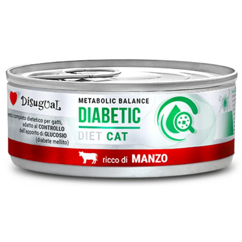 Κλινική Κονσέρβα Γάτας Disugual Diet Cat - Diabetic Beef Με Βοδινό 85gr ΓΑΤΕΣ