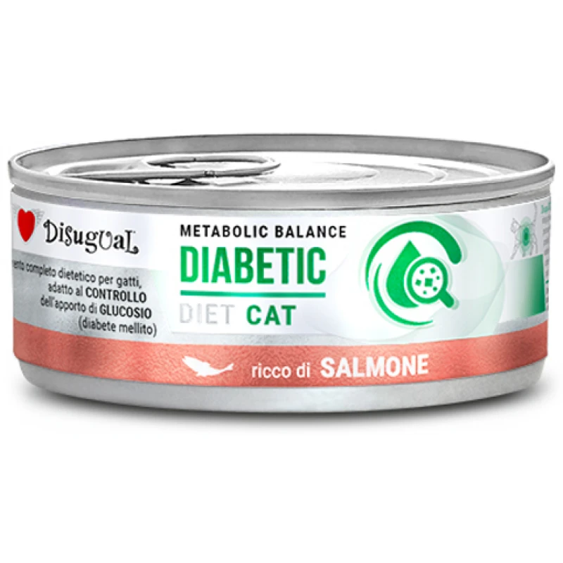 Κλινική Κονσέρβα Γάτας Disugual Diet Cat - Diabetic Salmon Με Σολομό 85gr ΓΑΤΕΣ