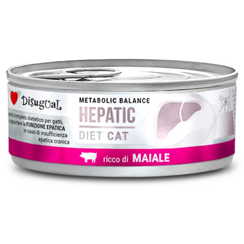 Κλινική Κονσέρβα Γάτας Disugual Diet Cat - Hepatic Pork Με Χοιρινό 85gr  ΓΑΤΕΣ