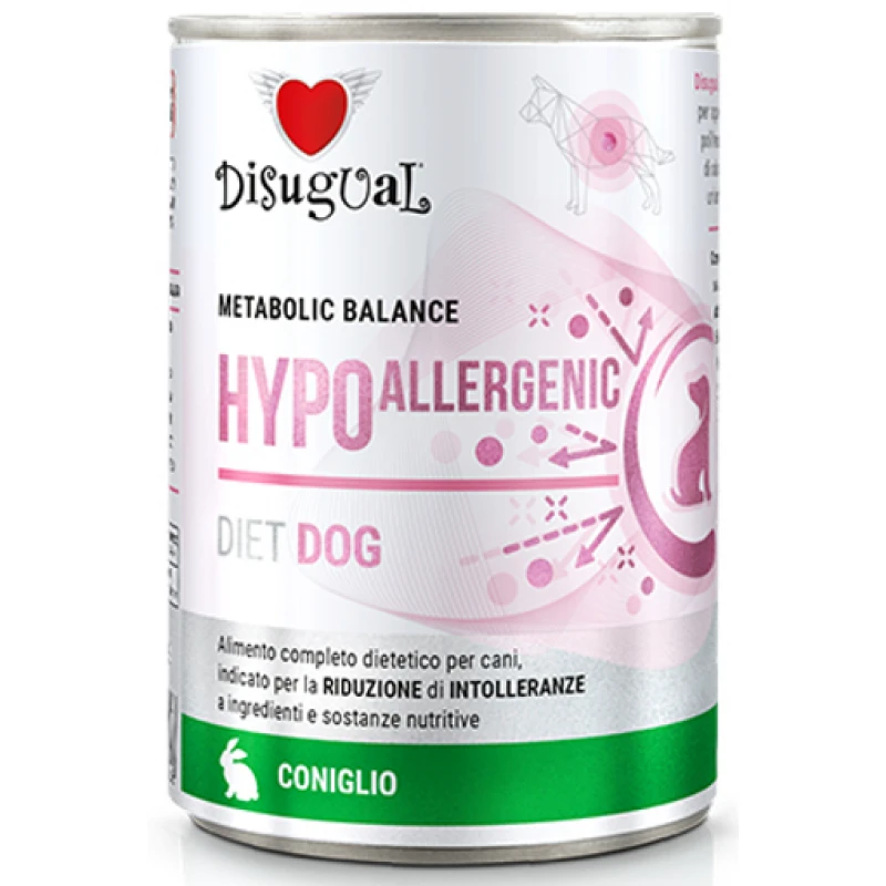Κλινική Κονσέρβα Σκύλου Disugual Diet Dog - Hypo Allergenic Rabbit Με Κουνέλι 400gr ΣΚΥΛΟΙ