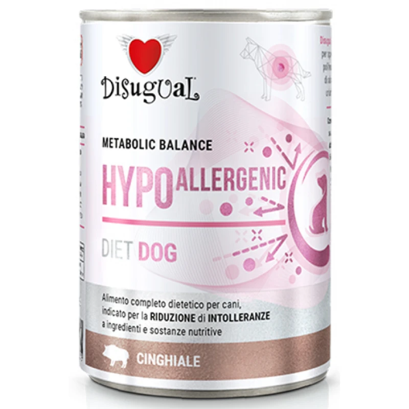 Κλινική Κονσέρβα Σκύλου Disugual Diet Dog - Hypo Allergenic wild boar Με Αγριόχοιρο 400gr ΣΚΥΛΟΙ