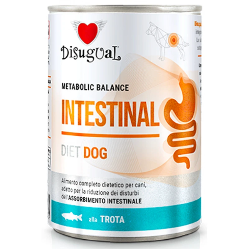 Κλινική Κονσέρβα Σκύλου Disugual Diet Dog - Intestinal Trout Με Πέστροφα 400gr ΣΚΥΛΟΙ