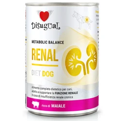 Κλινική Κονσέρβα Σκύλου Disugual Diet Dog - Renal Pork με Χοιρινό 400gr