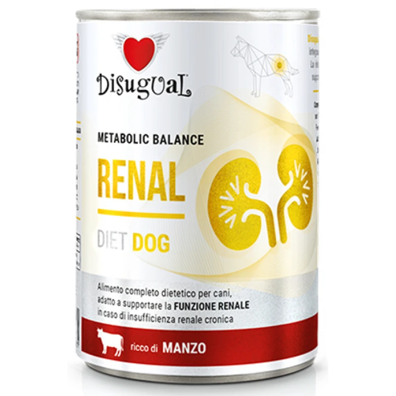 Κλινική Κονσέρβα Σκύλου Disugual Diet Dog - Renal Beef με Βοδινό 400gr ΣΚΥΛΟΙ