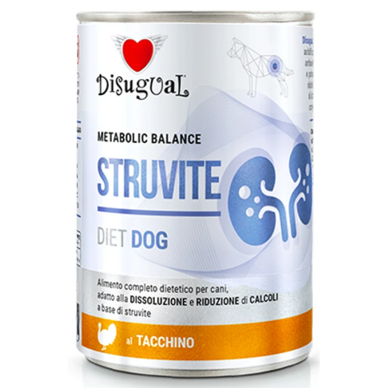 Κλινική Κονσέρβα Σκύλου Disugual Diet Dog - Struvite Turkey με Γαλοπούλα 400gr ΣΚΥΛΟΙ