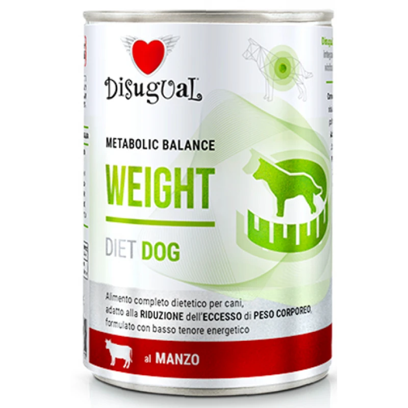 Κλινική Κονσέρβα Σκύλου Disugual Diet Dog - Weight Beef Με Βοδινό 400gr ΣΚΥΛΟΙ