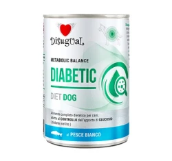 Κλινική Κονσέρβα Σκύλου Disugual Diet Dog - Diabetic με Λευκά Ψάρια 400gr Κλινική Κονσέρβα Σκύλου Disugual Diet Dog - Diabetic με Λευκά Ψάρια 400gr