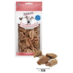 Λιχουδιές Dokas Freeze dried chicken hearts 22gr Λιχουδιές Dokas Freeze dried chicken hearts 22gr
