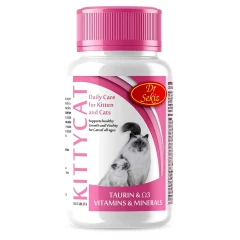 Kitty Cat συμπλήρωμα διατροφής για γάτες με Λυσίνη και ταυρίνη 100tabs