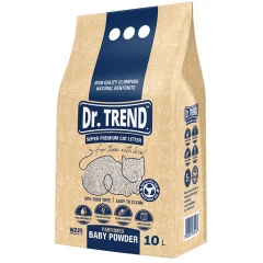 Άμμος για Γάτες Dr Trend Baby Powder 10lt Άμμος για Γάτες Dr Trend Baby Powder 10lt
