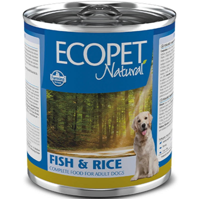 Υγρή Τροφή - Κονσέρβα Σκύλου Farmina Ecopet Natural Adult Fish & Rice 300GR ΣΚΥΛΟΙ