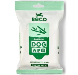 Μαντηλάκια Καθαρισμού Σκύλου Beco Χωρίς Άρωμα 20τμχ