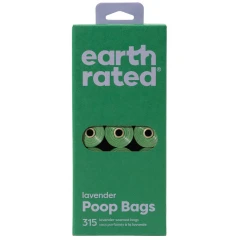 Σακουλάκια Περιττωμάτων Earth Rated Eco Friendly με Λεβάντα 21x15τμχ  Σακουλάκια Περιττωμάτων Earth Rated Eco Friendly με Λεβάντα 21x15τμχ