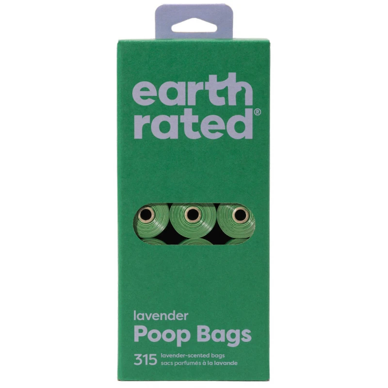 Σακουλάκια Περιττωμάτων Earth Rated Eco Friendly με Λεβάντα 21x315τμχ  ΣΚΥΛΟΙ