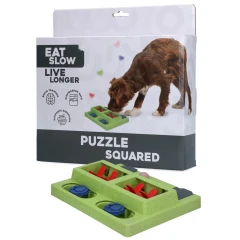 Διαδραστικό Παιχνίδι Σκύλου και Γάτας Eat Slow Live Longer Puzzle Squared Διαδραστικό Παιχνίδι Σκύλου και Γάτας Eat Slow Live Longer Puzzle Squared