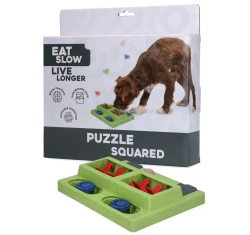 Διαδραστικό Παιχνίδι Σκύλου και Γάτας Eat Slow Live Longer Puzzle Squared Διαδραστικό Παιχνίδι Σκύλου και Γάτας Eat Slow Live Longer Puzzle Squared