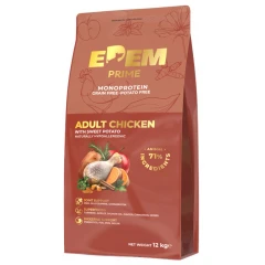 Edem Prime Grain Free Adult Monoprotein Chicken 12kg + 2kg Δώρο