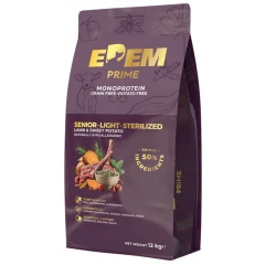 Edem Prime Grain Free Senior Light Sterilised Monoprotein Lamb 12kg + 2kg Δώρο