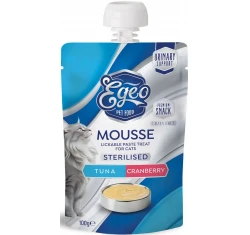 Egeo Cat Mousse Sterilized Tuna & Cranberry 100gr