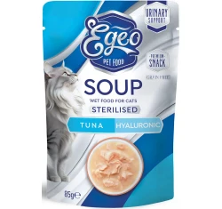 Egeo Cat Soup Sterilized Tuna & Hyaluronic Acid 85gr Egeo Cat Soup Sterilized Tuna & Hyaluronic Acid 85gr