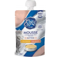 Egeo Kitten Mousse Chicken & Salmon 100gr