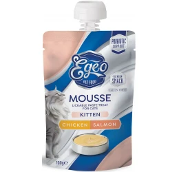 Egeo Kitten Mousse Chicken & Salmon 100gr