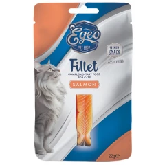Λιχουδιά Γάτας Egeo Salmon Fillet Adult 22gr
