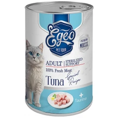 Υγρή Τροφή Γάτας Egeo Cat Adult Τόνο σε Mousse 375gr Υγρή Τροφή Γάτας Egeo Cat Adult Τόνο σε Mousse 375gr