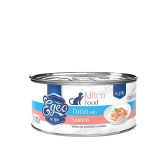 Υγρή Τροφή Γάτας Egeo Cat Kitten Τόνος με Σολομό σε Ζελέ 85gr Υγρή Τροφή Γάτας Egeo Cat Kitten Τόνος με Σολομό σε Ζελέ 85gr
