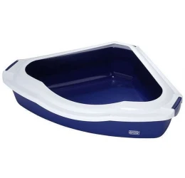 Λεκάνη - Τουαλέτα Γάτας Γωνιακή Europet Spectra 60 38x56x14cm Μπλε