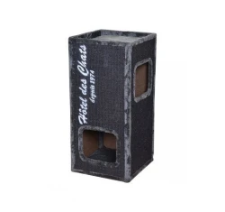 Ονυχοδρόμιο Γάτας Europet Scratching Rockefeller Ανθρακί 36x36x77cm