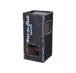 Ονυχοδρόμιο Γάτας Europet Scratching Rockefeller Ανθρακί 36x36x77cm Ονυχοδρόμιο Γάτας Europet Scratching Rockefeller Ανθρακί 36x36x77cm