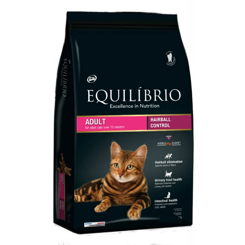 EQUILIBRIO HAIRBALL ADULT CATS 7.5KG ΓΑΤΕΣ