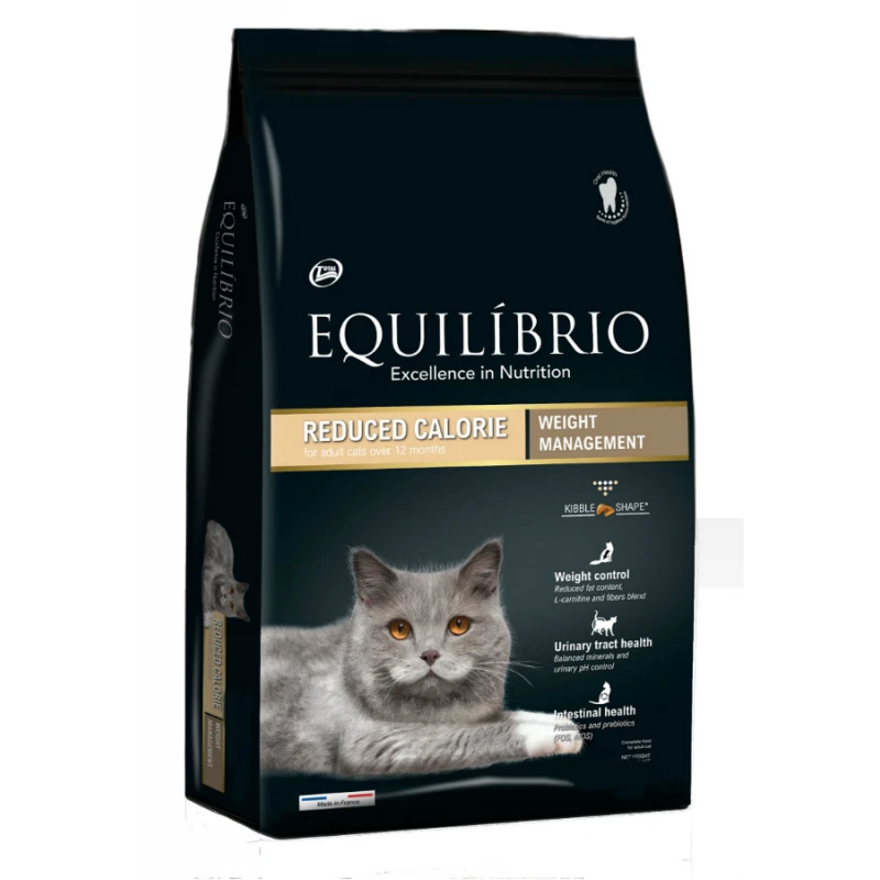 EQUILIBRIO ADULT CAT REDUCED CALORIE 7,5KG ΓΑΤΕΣ