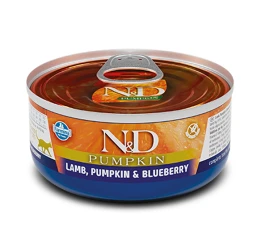 N&D Cat Pumpkin Lamb & Blueberry Wet Food 70gr N&D Cat Pumpkin Lamb & Blueberry Wet Food 70gr