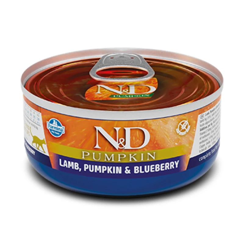 N&D Cat Pumpkin Lamb & Blueberry Wet Food 70gr Γάτες