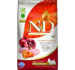 N&D Grain Free Pumpkin Chicken & Pomegranate Adult Mini 2,5kg N&D Grain Free Pumpkin Chicken & Pomegranate Adult Mini 2,5kg