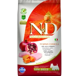 N&D Grain Free Pumpkin Chicken & Pomegranate Adult Mini 7kg N&D Grain Free Pumpkin Chicken & Pomegranate Adult Mini 7kg