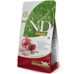 N&D Cat Prime Grain Free Chicken & Pomegranate Neutered 1,5kg N&D Cat Prime Grain Free Chicken & Pomegranate Neutered 1,5kg