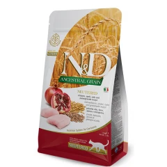 N&D Low Grain Neutered Cat Για Στειρωμένες Γάτες 10kg N&D Low Grain Neutered Cat Για Στειρωμένες Γάτες 10kg