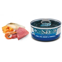 N&D Cat Cod, Shrimp & Pumpkin Wet Food 70gr N&D Cat Cod, Shrimp & Pumpkin Wet Food 70gr