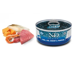 N&D Cat Cod, Shrimp & Pumpkin Wet Food 70gr N&D Cat Cod, Shrimp & Pumpkin Wet Food 70gr