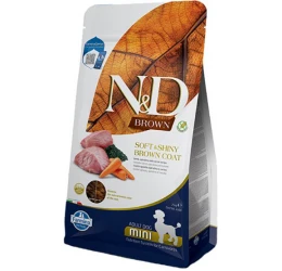 N&D Dog Brown Lamb & Spirulina Adult Mini με Αρνί 2kg N&D Dog Brown Lamb & Spirulina Adult Mini με Αρνί 2kg