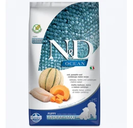 N&D Ocean Codfish Pumpkin & Cantaloupe Melon Puppy Medium & Maxi 2,5kg N&D Ocean Codfish Pumpkin & Cantaloupe Melon Puppy Medium & Maxi 2,5kg